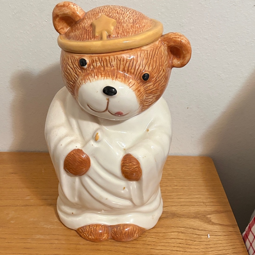 Ceramic Bear Cookie Jar